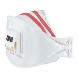 3M Aura Comfort Cool Flow Particulate 9332+ Disposable Valved Respirator P3 2 Pack