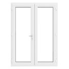 Crystal  White Triple-Glazed uPVC French Door Set 2090mm x 1590mm