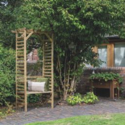 Forest Palma 4' x 2' (Nominal) Flat Timber Arbour