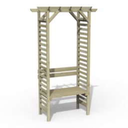 Forest Palma 4' x 2' (Nominal) Flat Timber Arbour