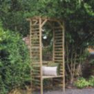 Forest Palma 4' x 2' (Nominal) Flat Timber Arbour