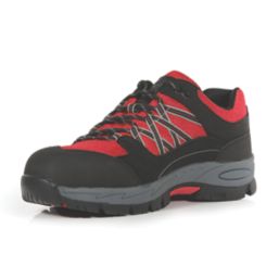 Regatta Sandstone SB Size 6  Red/Black  Water-Resistant Steel Toe Cap Safety Trainers