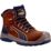 Puma Sierra Nervada Mid Size 10  Brown Water-Resistant  Safety Boots