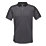Regatta Contrast Coolweave Polo Shirt Seal Grey / Black Small 40" Chest