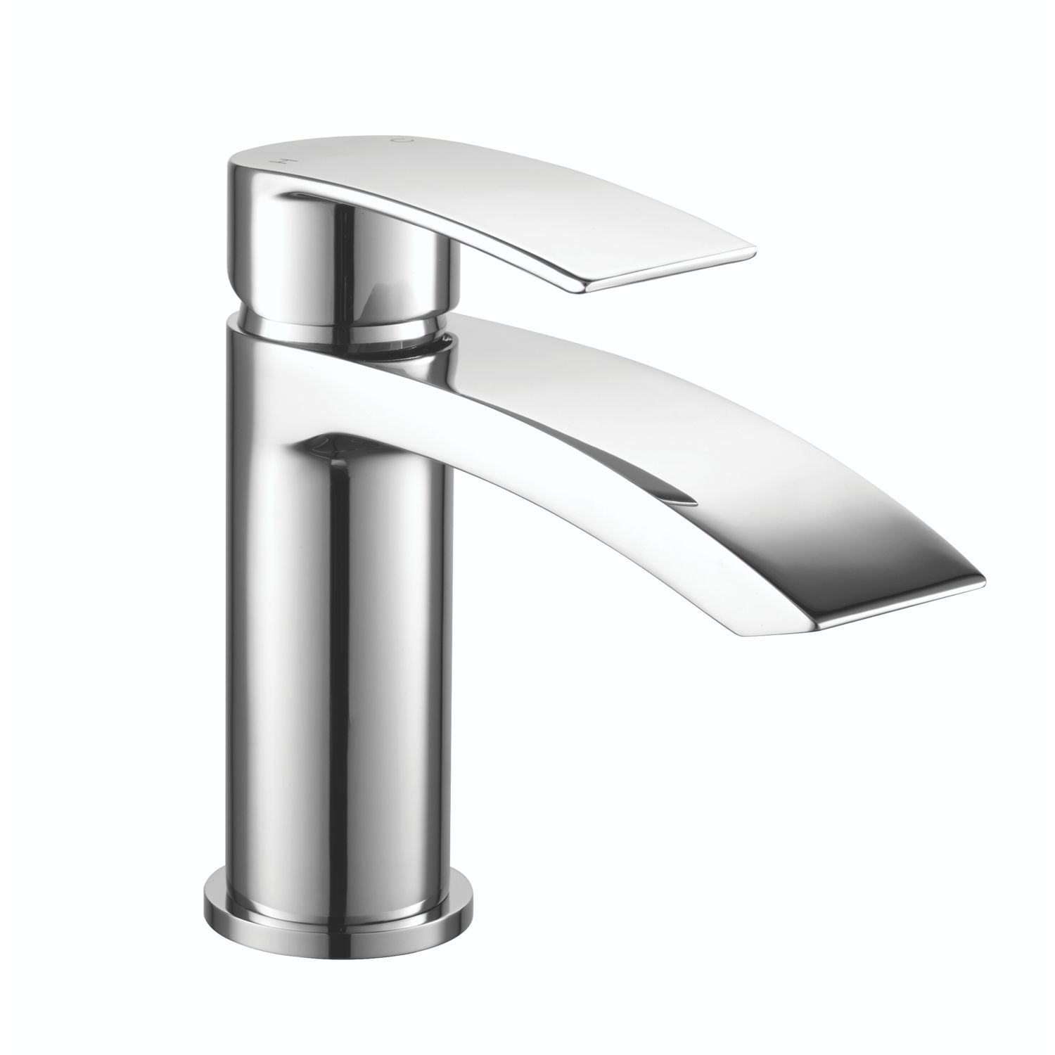 ETAL Spear Polished Chrome 184mm Standard Round Head Mono Basin Mixer Tap (245KG)