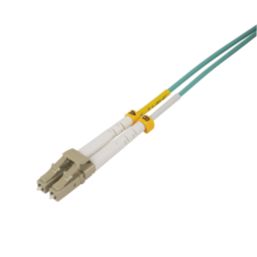 Labgear Duplex Multi Mode Green/Yellow LC- LC OM3 LSZH Fibre Optic Cable 5m
