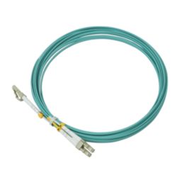 Labgear Duplex Multi Mode Green/Yellow LC- LC OM3 LSZH Fibre Optic Cable 5m