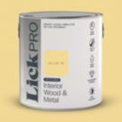 LickPro 2.5Ltr Yellow 08 Satin Water-Based Trim Paint