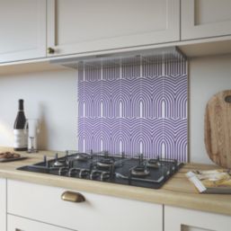 Wilsonart Arches Purple Splashback 600mm x 800mm x 4mm