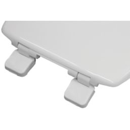 Bemis York Soft-Close Toilet Seat Thermoplastic White