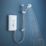 Mira Sport Max with Airboost White/Chrome 10.8kW  Electric Shower