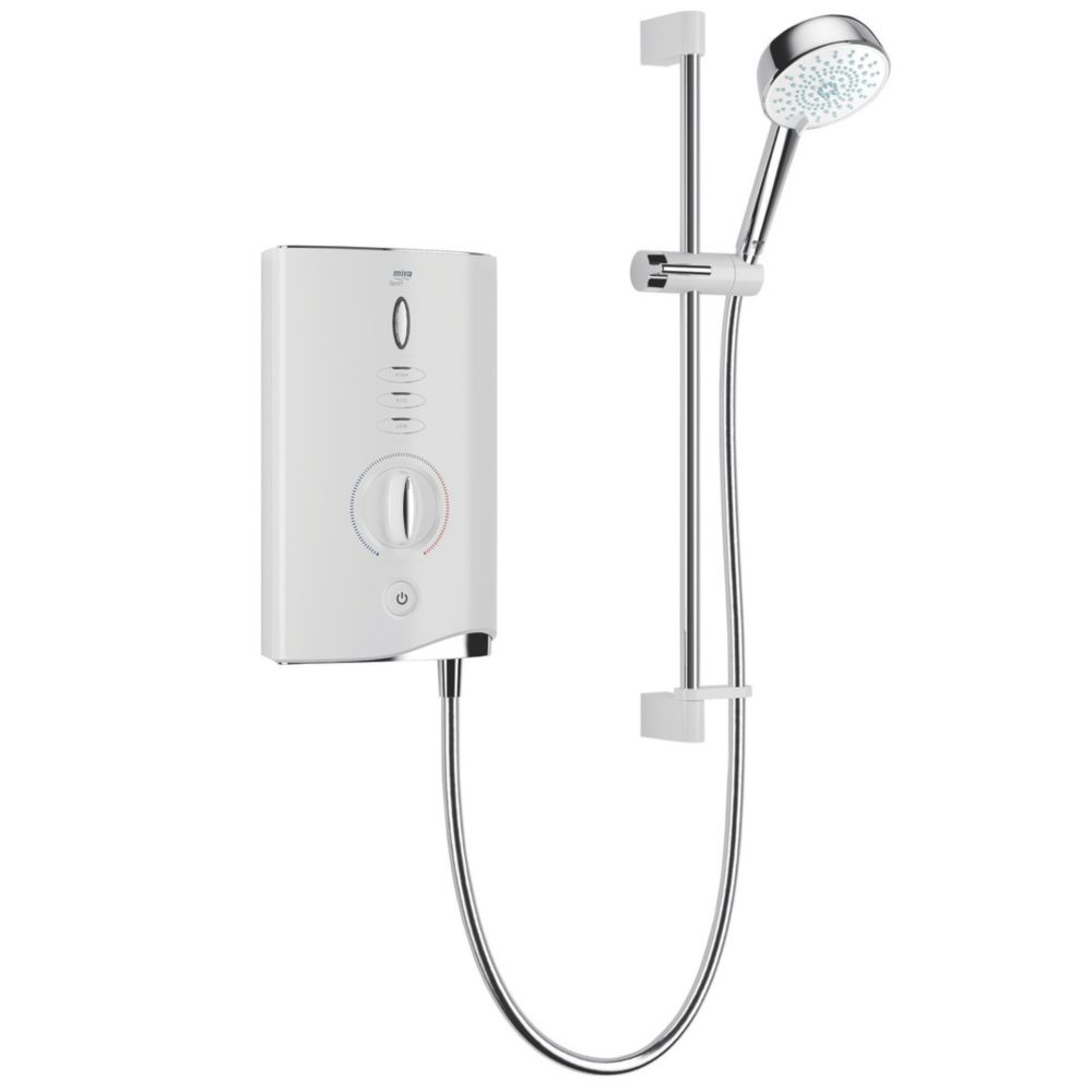 Mira Sport Max White / Chrome 10.8kW Electric Shower Screwfix