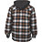 Dickies Hood Flannel Shirt Fleece Black/Timber X Large 43" Chest