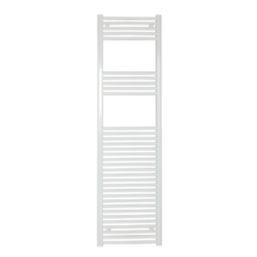 Flomasta 1800mm x 500mm 2675BTU White Curved  Towel Radiator