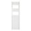 Flomasta 1800mm x 500mm 2675BTU White Curved  Towel Radiator