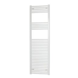 Flomasta 1800mm x 500mm 2675BTU White Curved  Towel Radiator
