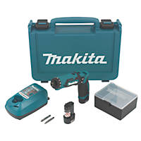 Makita DF012DSE 7.2V 2 x 1.5Ah Li-Ion   Cordless Pencil Drill Driver
