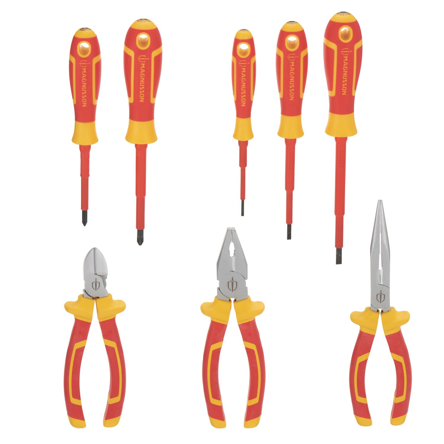 Magnusson VDE Screwdriver & Plier Set 8 Pieces (2463X)