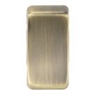 Knightsbridge Blank Switch Cover Antique Brass