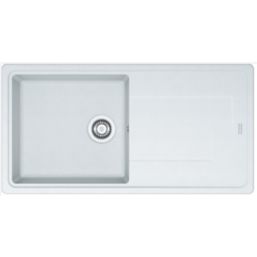 Refurb Franke Titan 1 Bowl Tectonite Sink White Reversible 970mm x 500mm