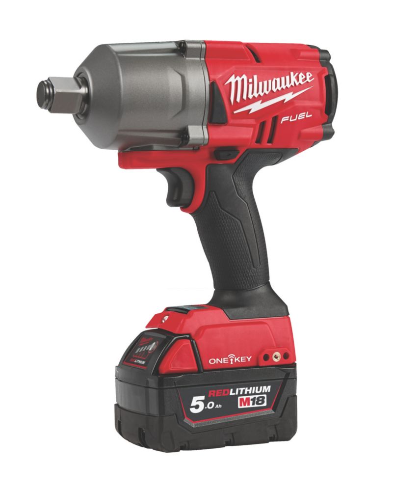 Milwaukee M18 ONEFHIWF34-502X - Set clé à choc Li-Ion 18V (2x