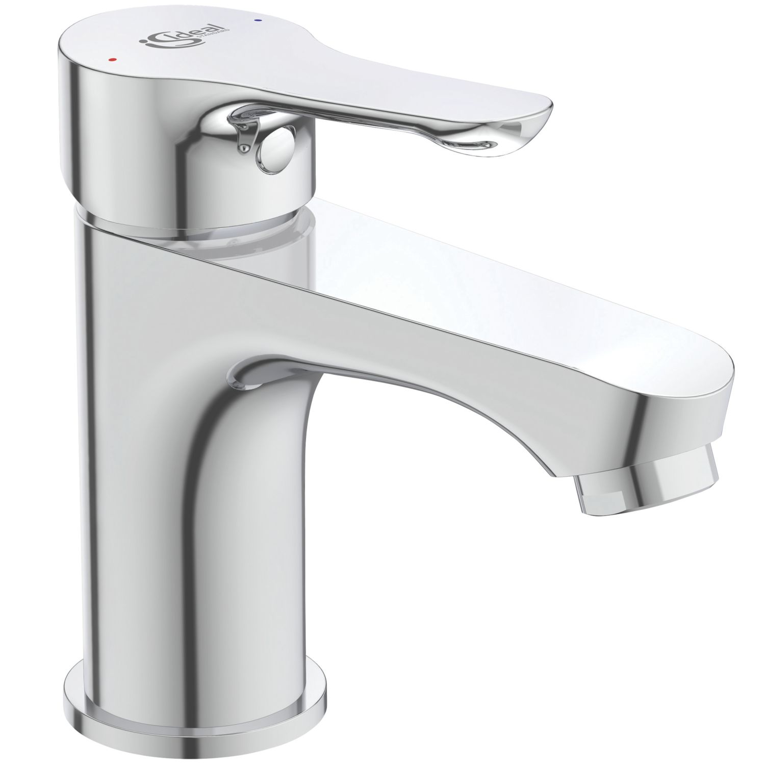 Ideal Standard Dot 2.0 Chrome 156mm Standard Lever Mono Basin Mixer Tap With Clicker Waste (246GT)