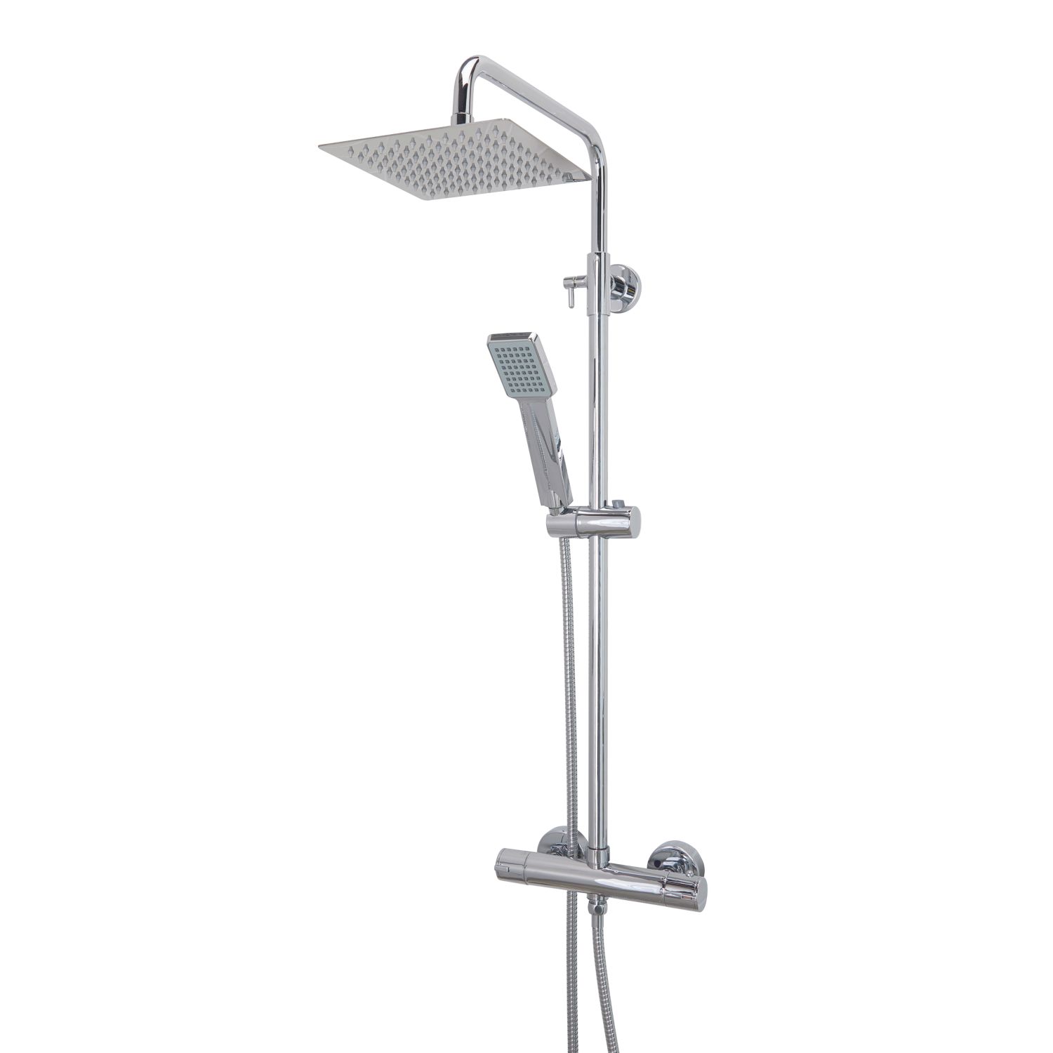 Highlife Bathrooms Nairn Series 2 Rear-Fed Exposed Chrome Thermostatic Shower (246HL)