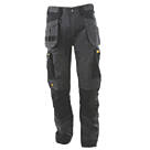 DeWalt Barstow Work Trousers Grey/Black 40" W 33" L