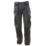 DeWalt Barstow Work Trousers Grey/Black 40" W 33" L