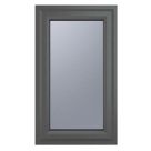 Crystal  Right-Hand Opening Clear Triple-Glazed Casement Anthracite on White uPVC Window 610mm x 965mm