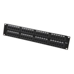 Labgear Cat 6 1U 48 Port RJ45 Patch Panel UTP 1.96"