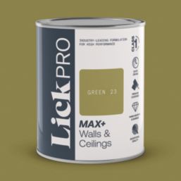 LickPro Max+ 1Ltr Green 23 Matt Emulsion  Paint