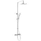 Swirl CoolTouch HP Rear-Fed Exposed Chrome Thermostatic Mixer Shower