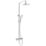 Swirl CoolTouch HP Rear-Fed Exposed Chrome Thermostatic Mixer Shower