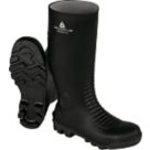 Delta Plus BRONS2S5N Size 8  Black Steel Toe Cap Safety Wellies