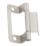 Smith & Locke Satin Nickel  Double Cranked Hinges 50mm x 64.6mm 2 Pack
