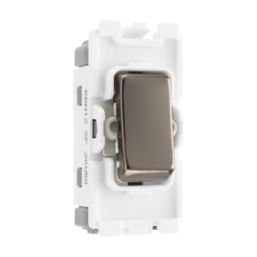 British General Nexus 20A Grid SP Control Switch Black Nickel