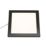 VEW Slim Square LED Cabinet Lights Black 3W 140lm 3 Pack