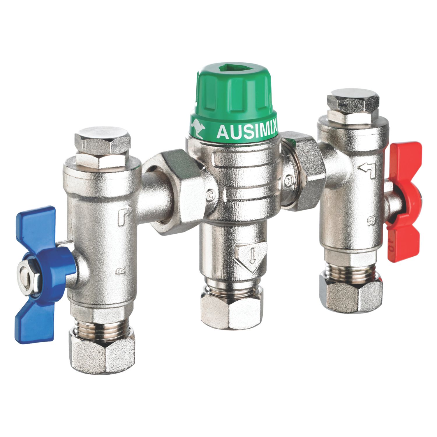 Reliance Valves HEAT110780 Ausimix Compact 4-in-1 Thermostatic Mixing Valve 15mm (246TY)