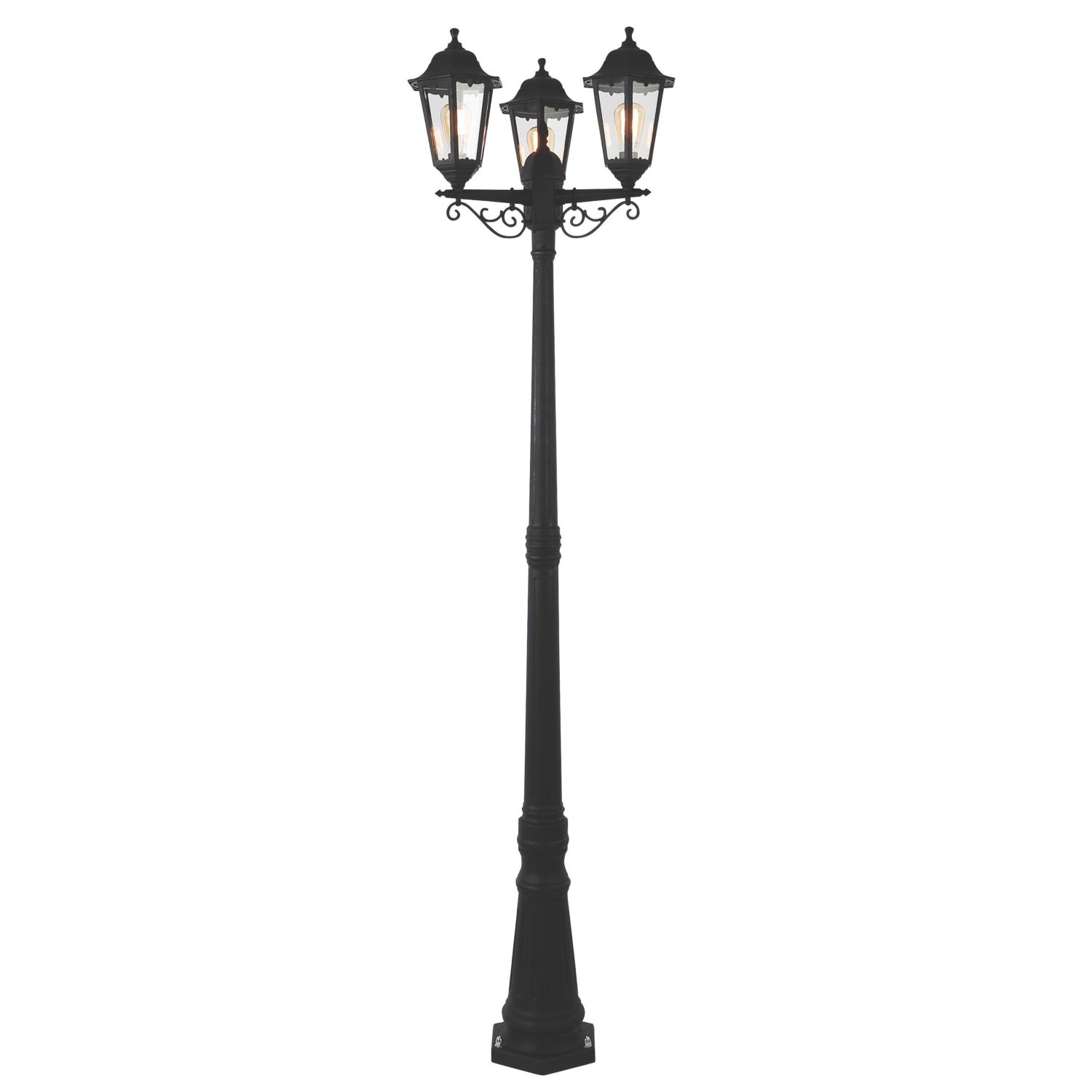 Coast Bianca 2220mm Outdoor Post Light Black (246VJ)