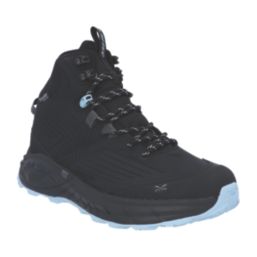 Hi-Tec Fuse Trek Mid Size 7 Womens Black Waterproof  Non Safety Work Boots