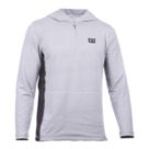CAT Coolmax Quarter Zip Hoodie Grey Small 36" Chest