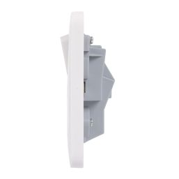 Schneider Electric Lisse 13A 1-Gang SP Switched Plug Socket White