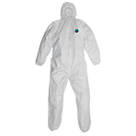 DuPont Tyvek  Classic Hooded Coverall White X Large 42-46" Chest 31" L