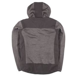 Site Rowan  Softshell Knitted Hoodie Dark Grey / Black Medium 38-40" Chest
