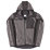 Site Rowan Softshell Knitted Hoodie Dark Grey / Black Medium 38-40" Chest