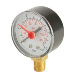 Flomasta Bottom Connection Pressure Gauge 10bar