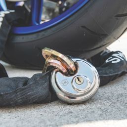 Smith & Locke  Stainless Steel    Disc Padlock 80mm