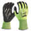 Milwaukee Hi-Vis Cut Level 4/D Gloves Fluorescent Yellow Large