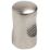 Essentials  Decorative Round Peg Cabinet Knobs Matt Nickel 14mm 2 Pack